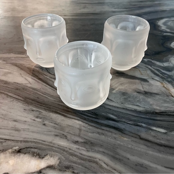 Infinite Buddha Frosted Tiki Cups Votives Three - Picture 16 of 16